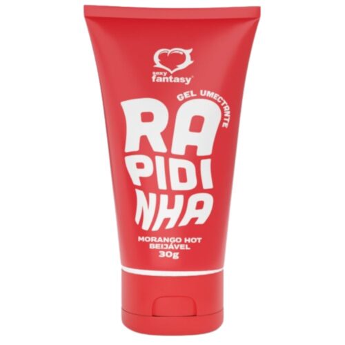 Lubrificante Íntimo Beijável Rapidinha Morango Hot 30g Sexy Fantasy