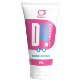 Lubrificante Intimo Beijável - Sexy Fantasy D4 - 60 Gramas | Sabor: Chiclete