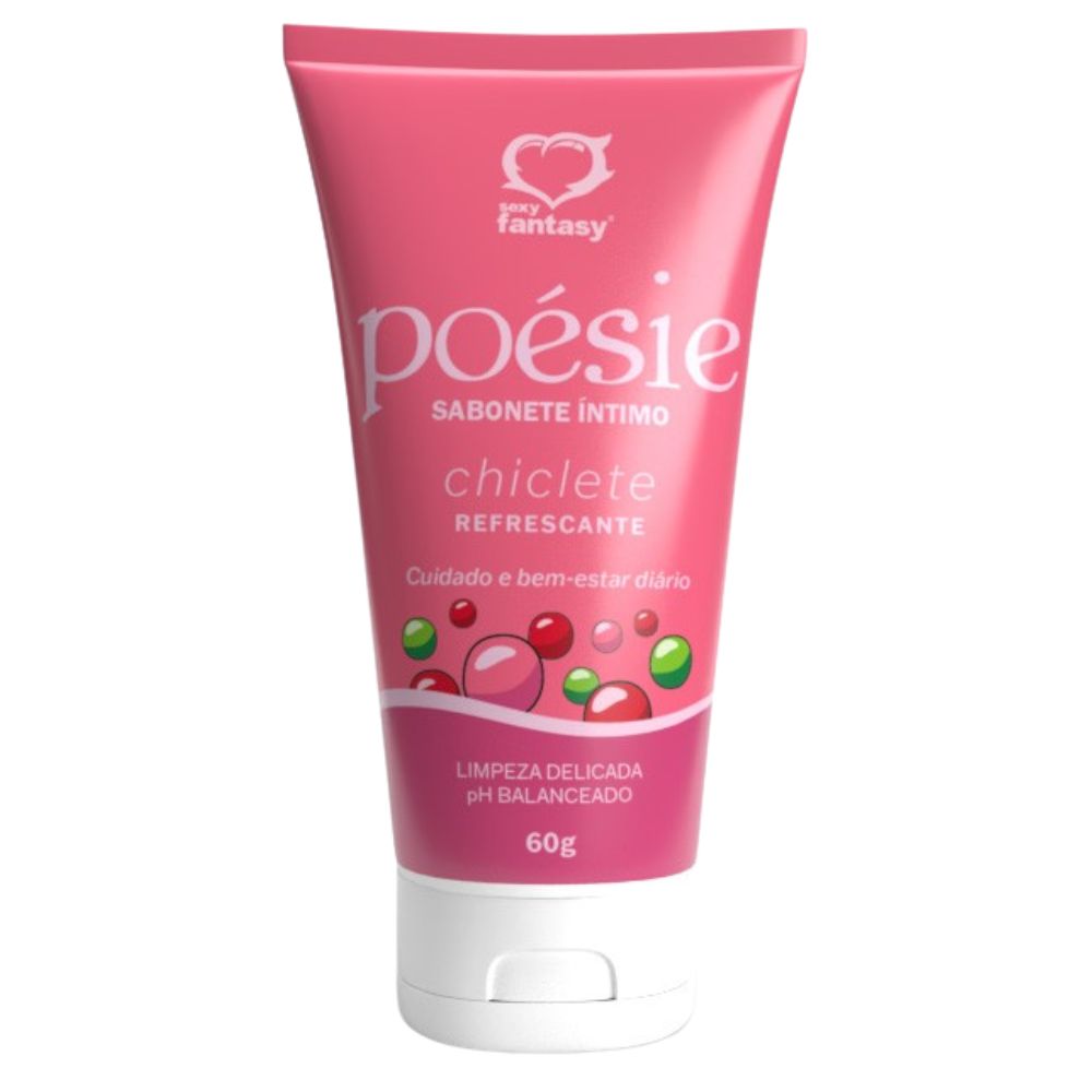 Sabonete Íntimo Poésie Chiclete 60g