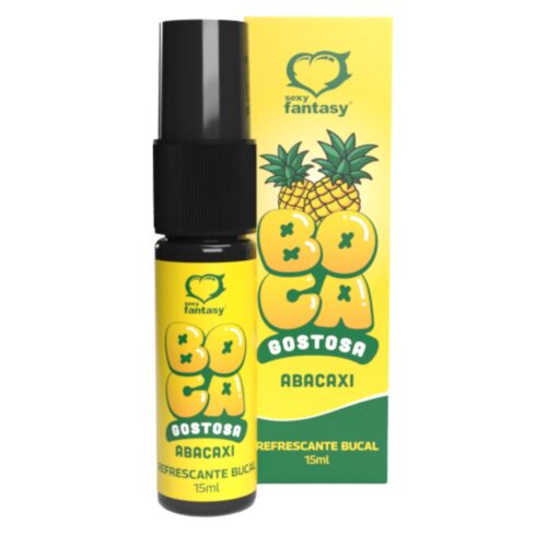 Spray do Beijo Refrescante Bucal Boca Gostosa Sabor Abacaxi