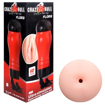 Masturbador masculino com 12 Vibrações Crazy Ânus