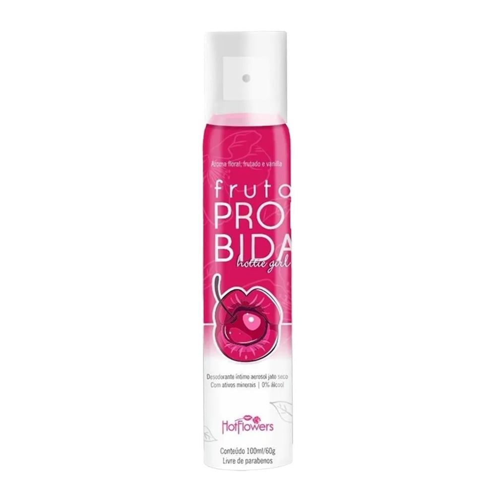 Desodorante Íntimo Fruta Proibida Hottie Girl 100ml Hot Flowers