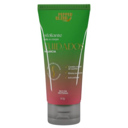 Esfoliante Rosto e Corpo com Aroma de Melancia - Pepper Blend Sedenta por Cuidados | 60g