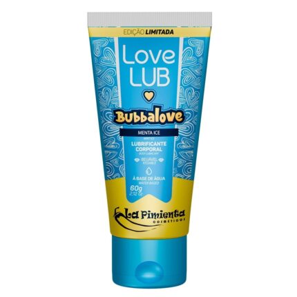 Bubbalove lubrificante beijável menta ice love lub 60g la pimienta
