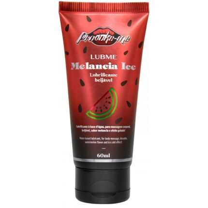 Lubme lubrificante melancia ice beijável 60ml provoke-me