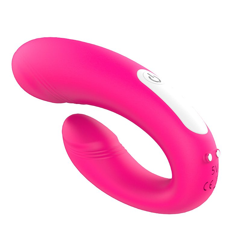 Vibrador estimulador de ponto g e clitóris com 9 vibração e controle remoto sem fio s-hande heart sweety rct - Roxo - Imagem 2