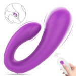 Vibrador estimulador de ponto g e clitóris com 9 vibração e controle remoto sem fio  s-hande heart sweety rct - Roxo - Imagem 4