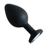 Plug Jóia em Silicone Vermelho com Base em Formato de Coração - Tamanho G - Imagem 7