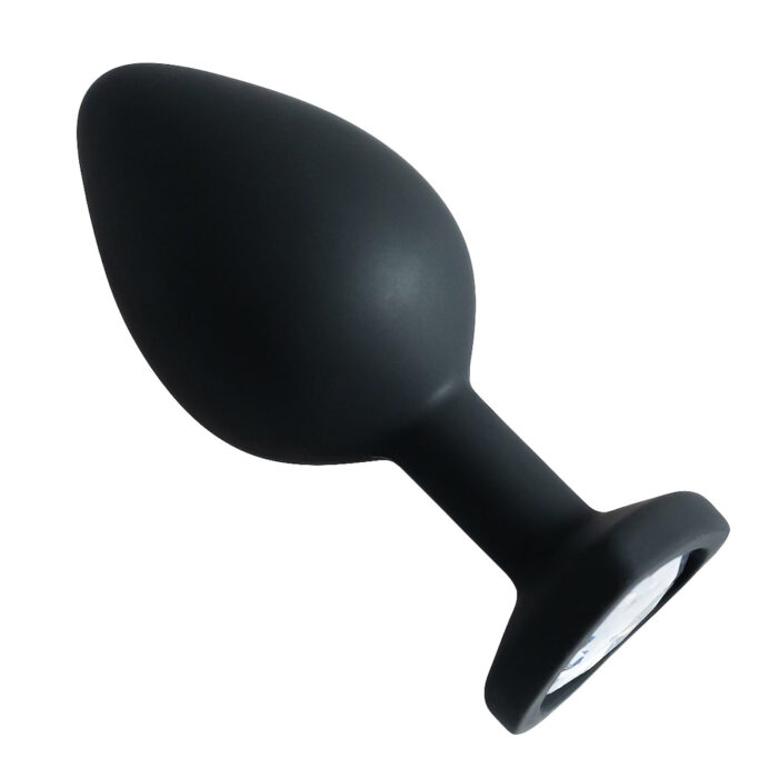 Plug Jóia em Silicone Vermelho com Base em Formato de Coração - Tamanho G - Imagem 7