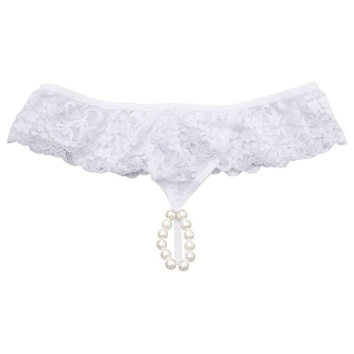 Fio Dental Tailandesa Branco com Algema Pérolas - Imagem 3