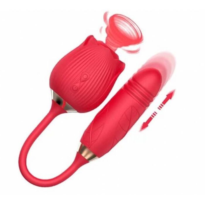 Sophie Vibrador Formato de Rosa com 10 Modos de Vibração, Vai e Vem e Pulsação - Imagem 11