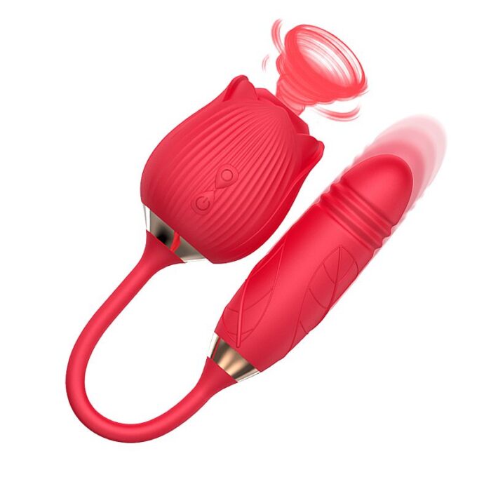 Sophie Vibrador Formato de Rosa com 10 Modos de Vibração, Vai e Vem e Pulsação - Imagem 13