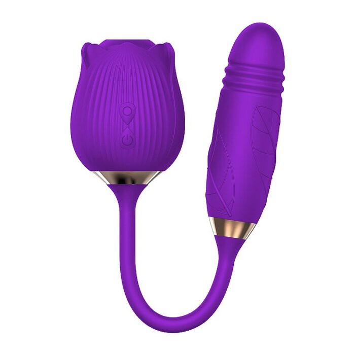 Sophie Vibrador Formato de Rosa com 10 Modos de Vibração, Vai e Vem e Pulsação - Imagem 5