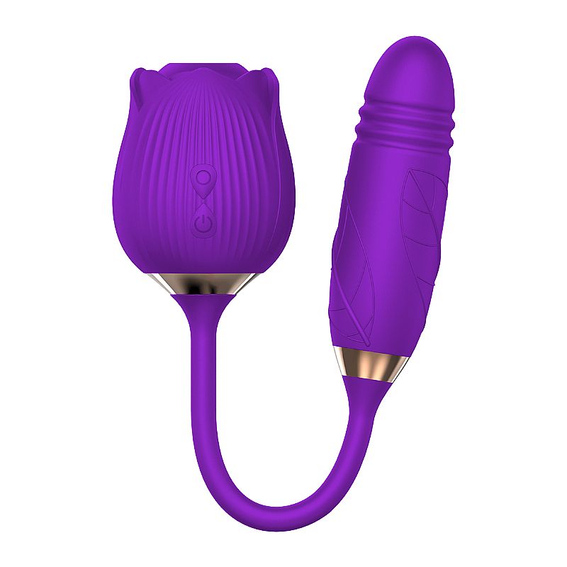 Sophie Vibrador Formato de Rosa com 10 Modos de Vibração, Vai e Vem e Pulsação - Imagem 5