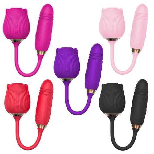 Alternative view of Sophie Vibrador Formato de Rosa com 10 Modos de Vibração, Vai e Vem e Pulsação