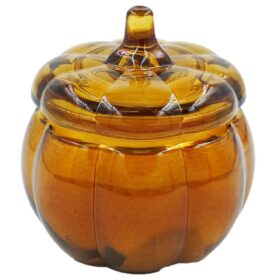 Vela Aromática Abóbora Amarelo em Vidro