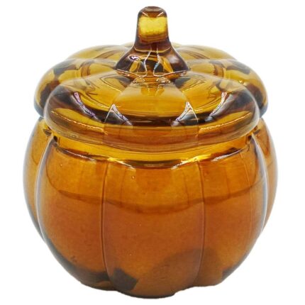 Vela Aromática Abóbora Amarelo em Vidro