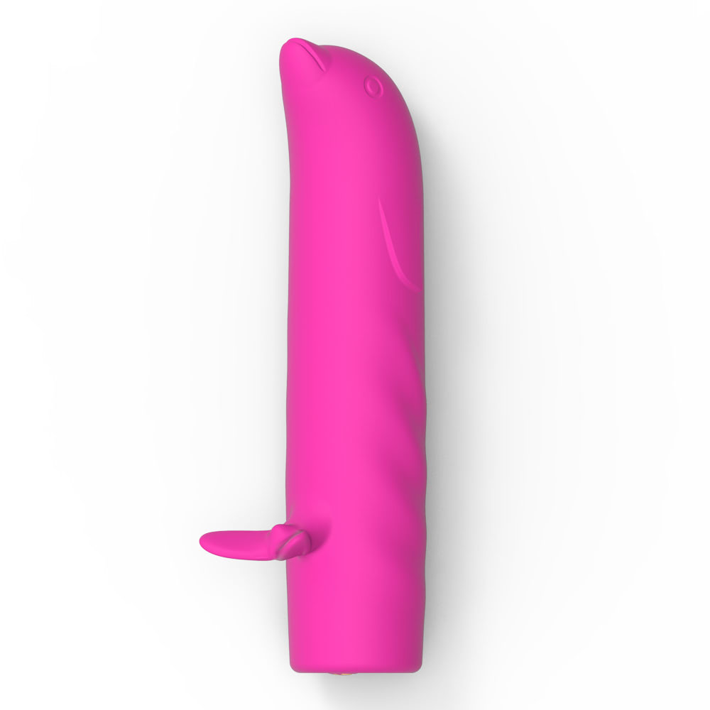 Mini Vibrador Golfinho Recarregável para Ponto G com 10 modos de vibração - Imagem 5