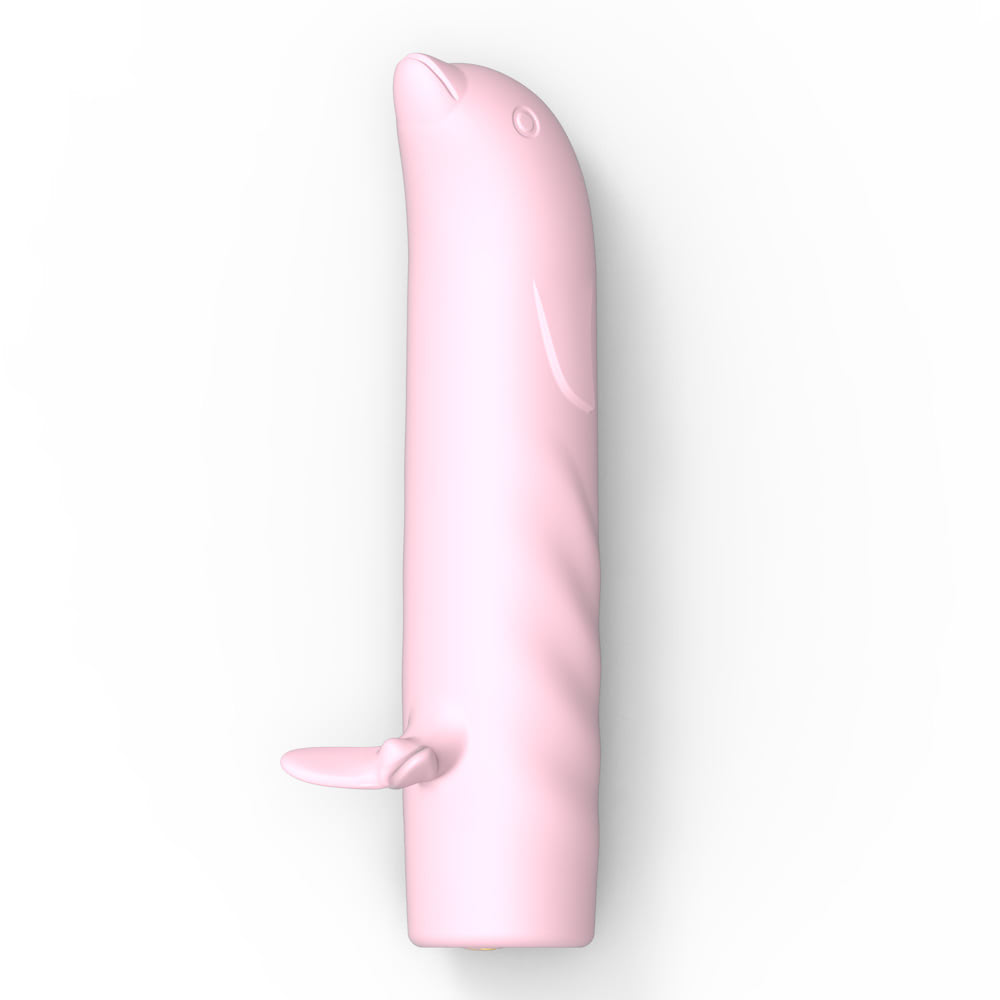 Mini Vibrador Golfinho Recarregável para Ponto G com 10 modos de vibração - Imagem 15