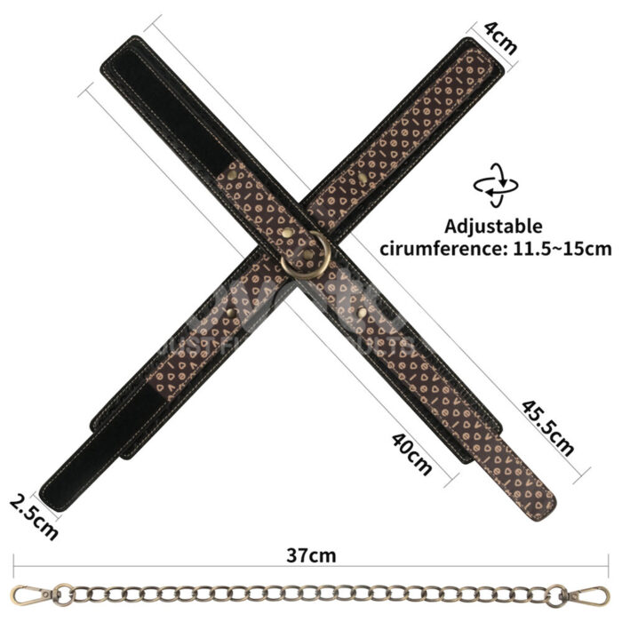 Algemas cruzadas Rebellion Reign Crossed Handcuffs - Imagem 8