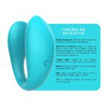 Vibrador de Casal Sincronia Azul - Intt Cosméticos - Imagem 7