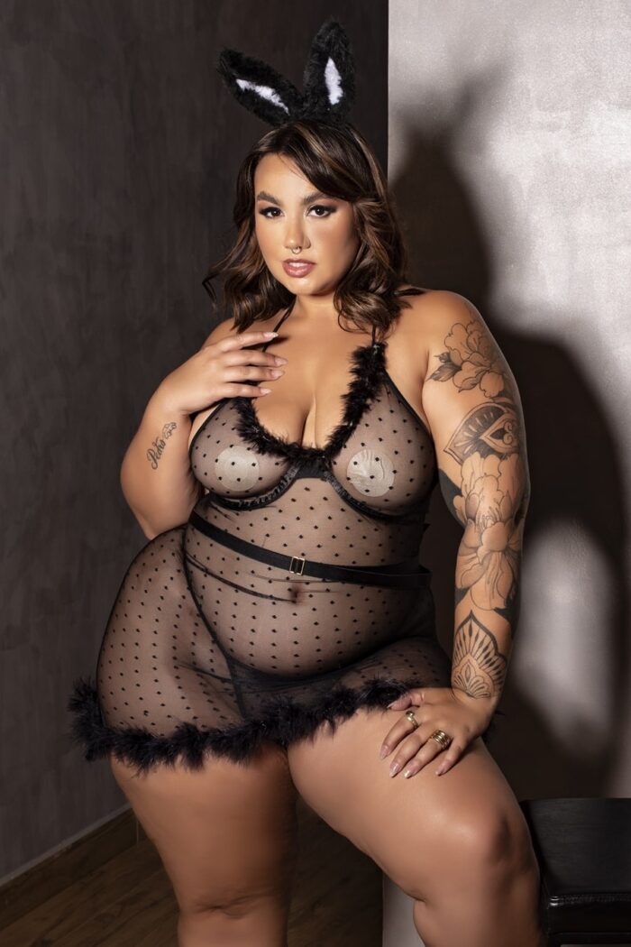 Fantasia plus size coelha sensual - Imagem 2
