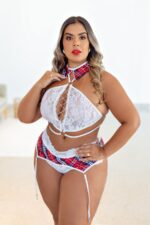 Fantasia colegial plus size delicia - Imagem 3