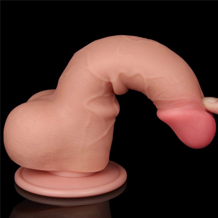 Pênis dupla camada Pele deslizante Dong Flesh 19,5x3,6 cm - Lovetoy - Imagem 10