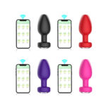 Plug Anal em Silicone com 10 Modos de Vibração e Controle por Aplicativo