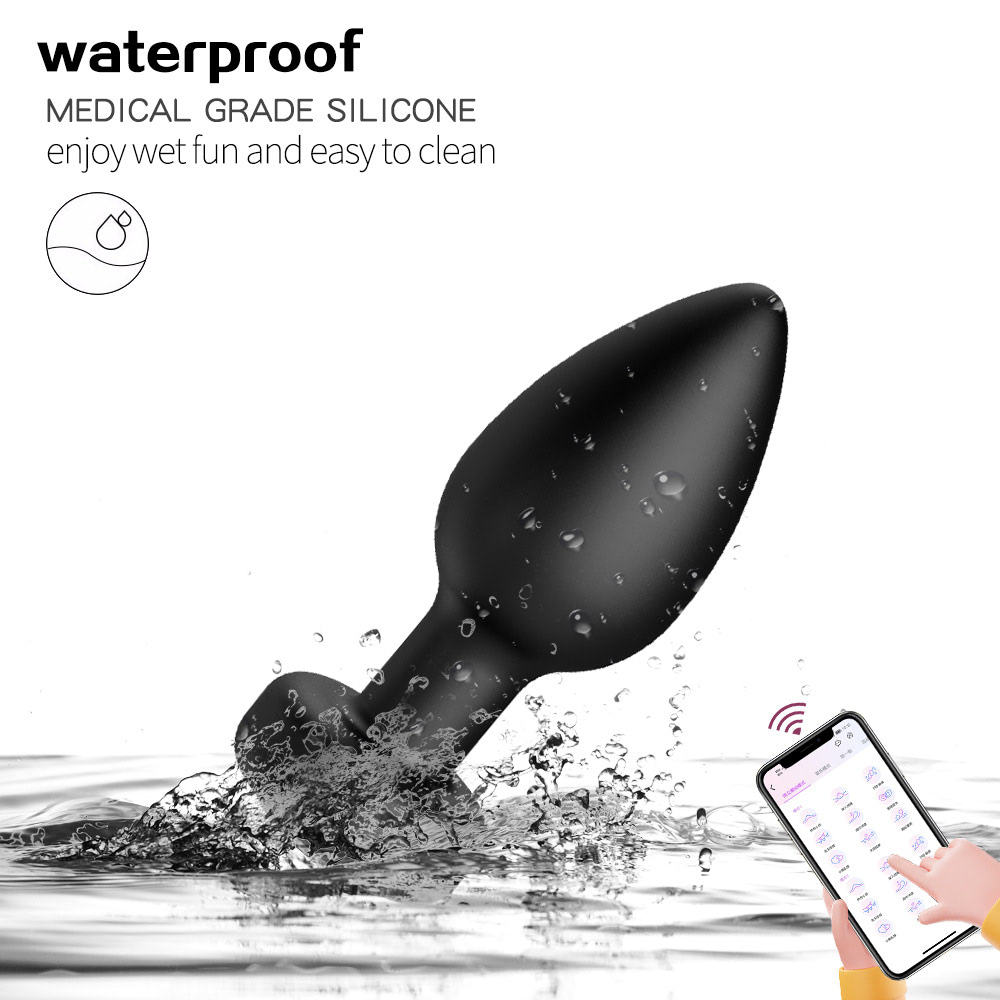 Plug Anal em Silicone com 10 Modos de Vibração e Controle por Aplicativo - Imagem 12