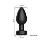 Plug Anal em Silicone com 10 Modos de Vibração e Controle por Aplicativo - Imagem 13