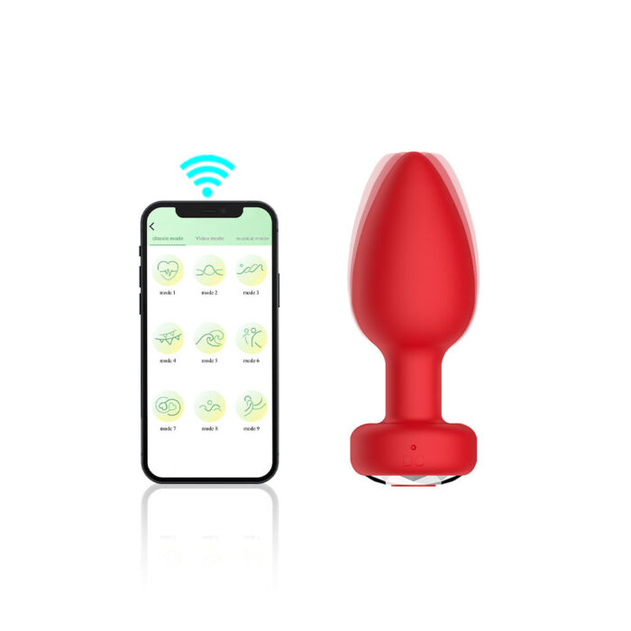 Plug Anal em Silicone com 10 Modos de Vibração e Controle por Aplicativo - Imagem 4