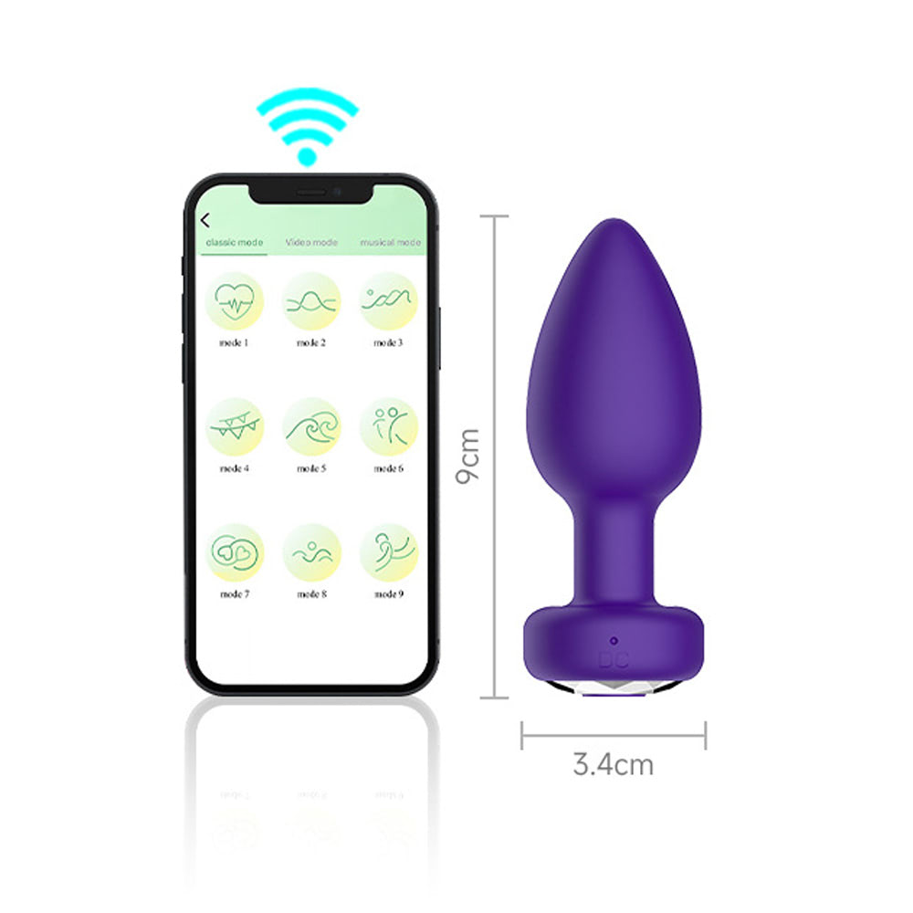 Plug Anal em Silicone com 10 Modos de Vibração e Controle por Aplicativo - Imagem 5