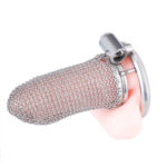 Cinto de Castidade em Aço Inox malha - Imagem 7