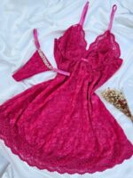 Camisola tule floral com fio personalizável