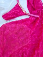 Camisola tule floral com fio personalizável - Imagem 3