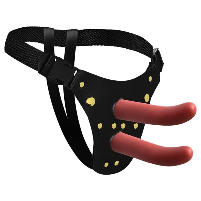 Cinta peniana Ativa Dupla Pênis Ponto G 15,5 X 4Cm Soulsex - Imagem 2