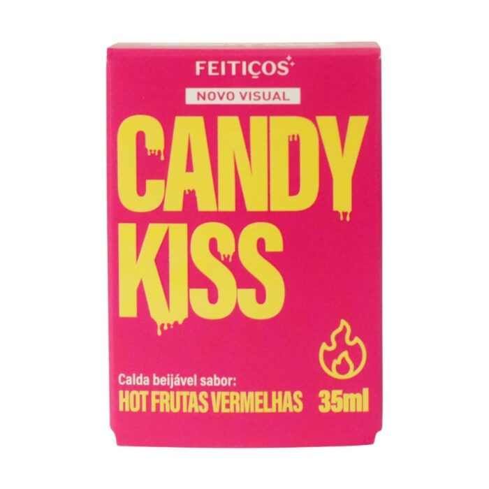 Candy kiss Calda beijável para sexo oral Sabor Frutas vermelha - Feitiços aromáticos 35ml - Imagem 3