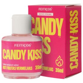 Candy kiss Calda beijável para sexo oral Sabor Frutas vermelha - Feitiços aromáticos 35ml