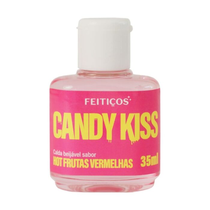 Candy kiss Calda beijável para sexo oral Sabor Frutas vermelha - Feitiços aromáticos 35ml - Imagem 2