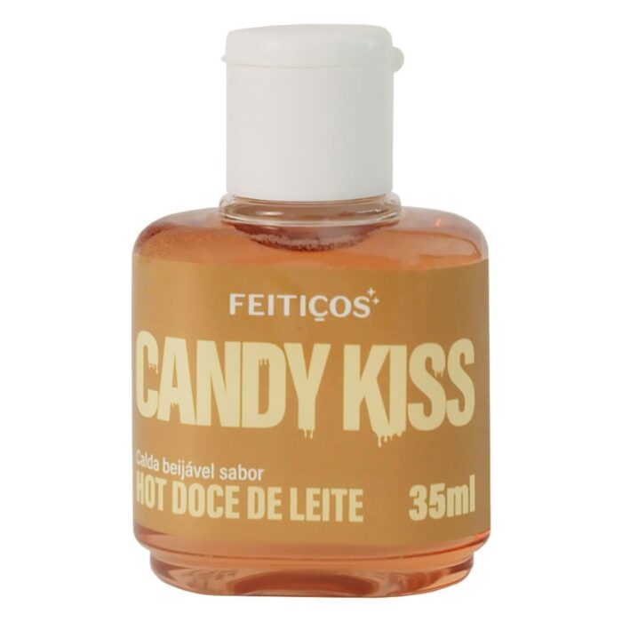 Candy kiss Calda beijável para sexo oral Sabor Doce de leite - Feitiços aromáticos 35ml - Imagem 2