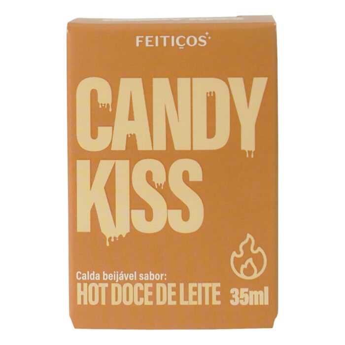 Candy kiss Calda beijável para sexo oral Sabor Doce de leite - Feitiços aromáticos 35ml - Imagem 3