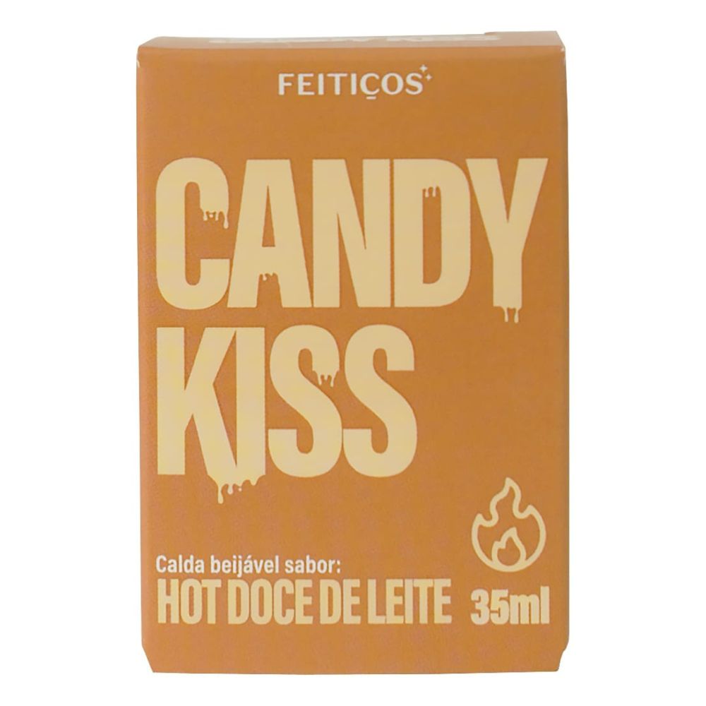 Candy kiss Calda beijável para sexo oral Sabor Doce de leite - Feitiços aromáticos 35ml - Imagem 3