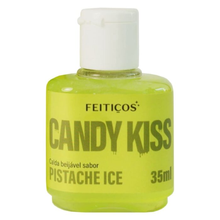 Candy kiss Calda beijável para sexo oral Sabor Pistache Ice - Feitiços aromáticos 35ml - Imagem 2