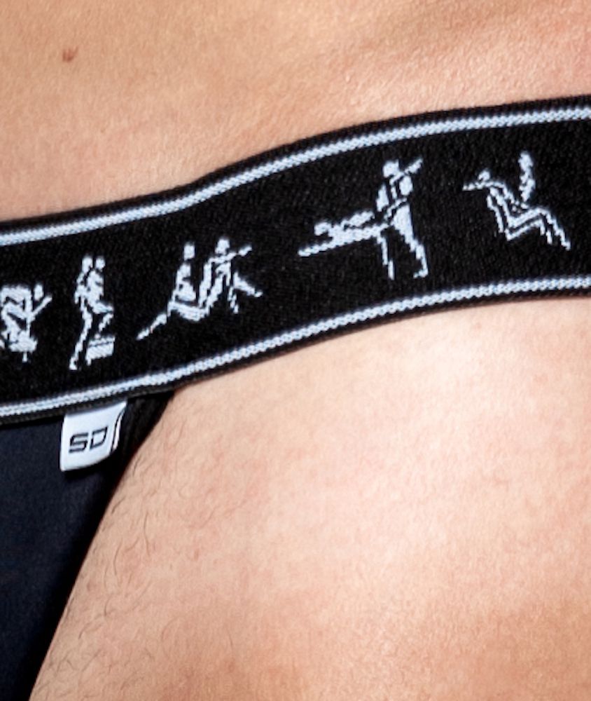 Jockstrap branca em suplex com elástico kama sutra gay - Imagem 3