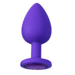 Plug Anal em Silicone com Pedra - Tamanho G - Imagem 5