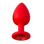 Plug Anal em Silicone com Pedra - Tamanho G - Imagem 2