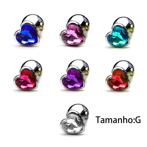 Plug anal de luxo em alumínio, com formato cônico, feito em alumínio fundido e polido a mão - Tamanho G