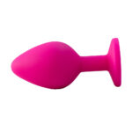 Plug Anal em Silicone com Pedra - Tamanho M - Imagem 2