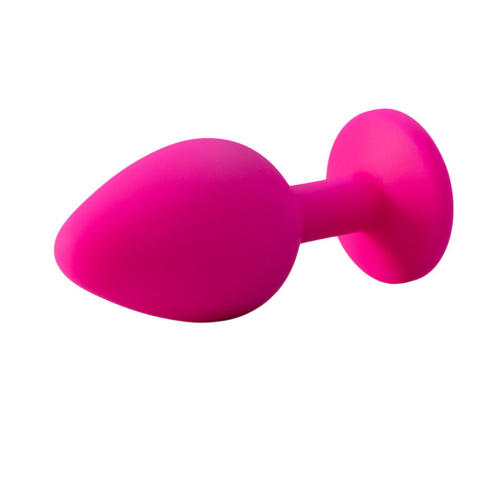 Plug Anal em Silicone com Pedra - Tamanho M - Imagem 5
